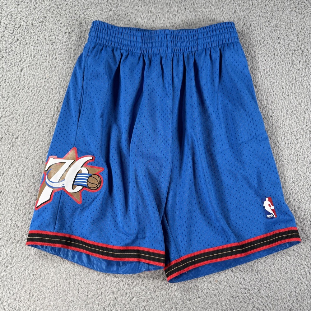Philadelphia 76ers Shorts Mens Small NBA Basketball 1999 2000 Mitchell Ness Vint